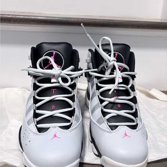 Jordan Shoes - Jordan Kids Sneakers - Black, Gray, and Pink